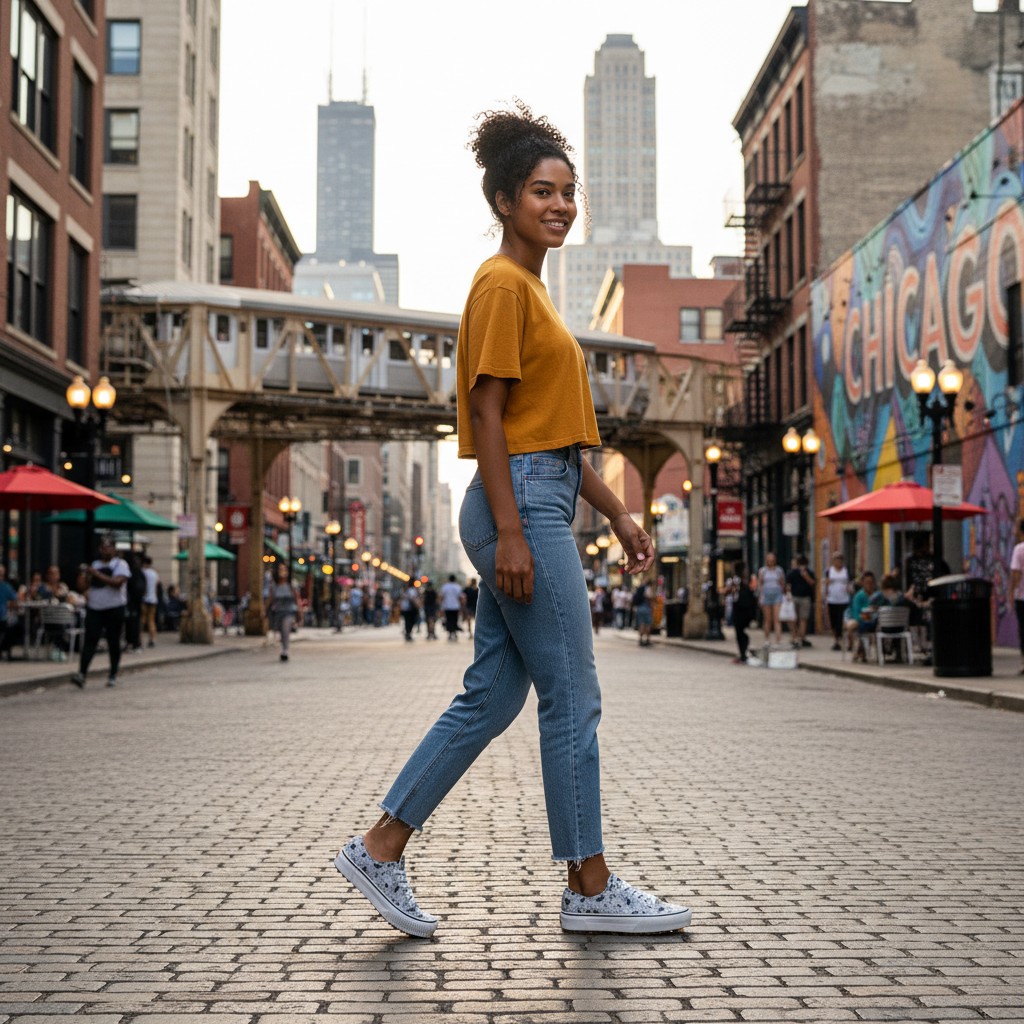 Hero Image: Shipping the Vans Women's Floral Leather Shoes (Dunda) Directly to Chicago, IL