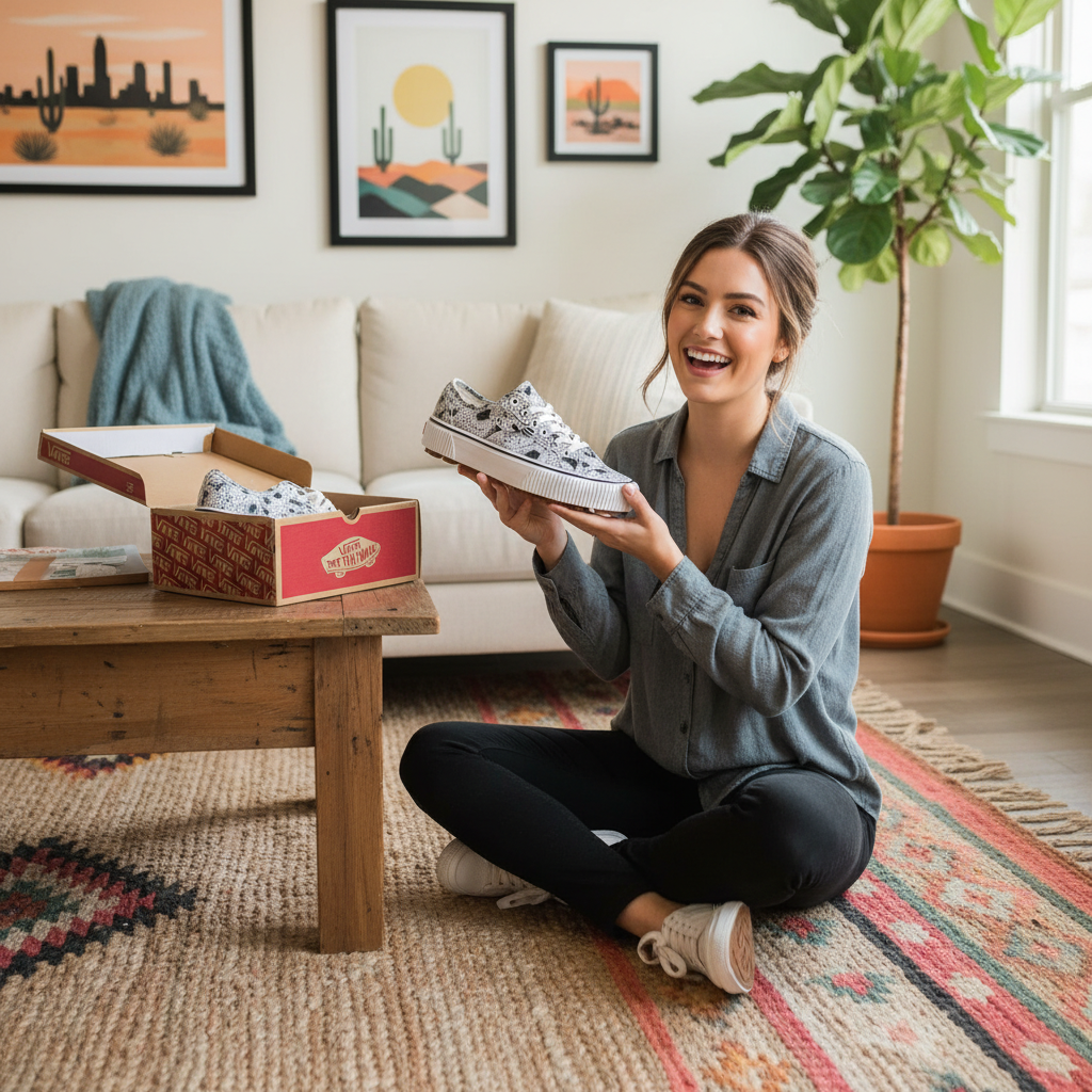 Keep Your Feet Weird: The Austin Guide to Vans Womens Floral Leather Shoes - Faster Than a Scooter on Lady Bird Lake in Austin, TX