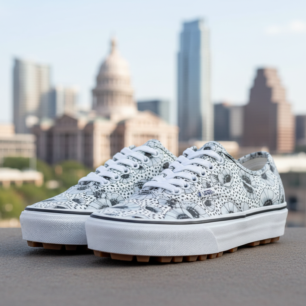 Keep Your Feet Weird: The Austin Guide to Vans Womens Floral Leather Shoes - From Zilker to the Dive Bar in Austin, TX