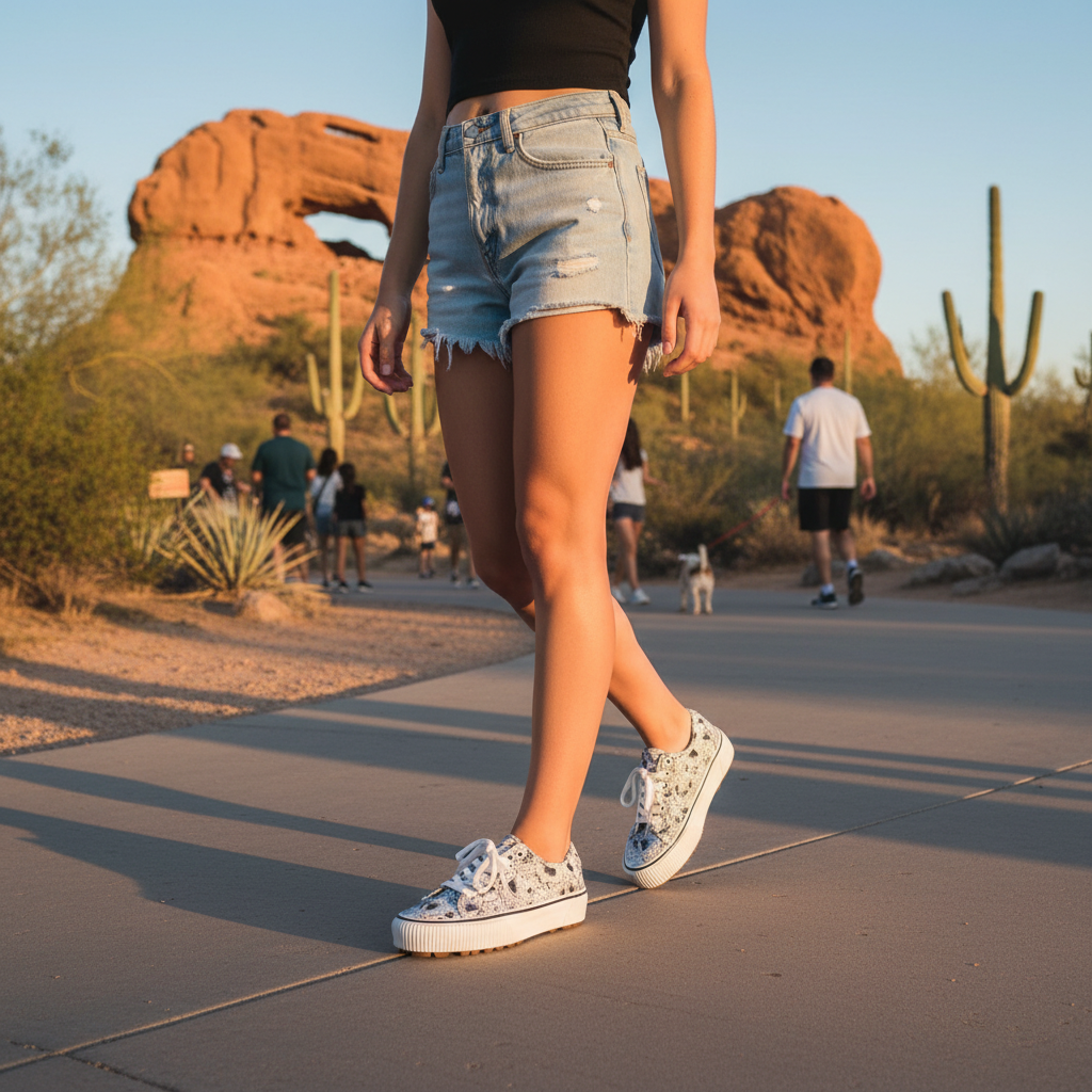 Vans Womens Floral Leather Shoes: Phoenix's New Desert Bloom - The Phoenix Lifestyle: Leather and Petals in Phoenix, AZ