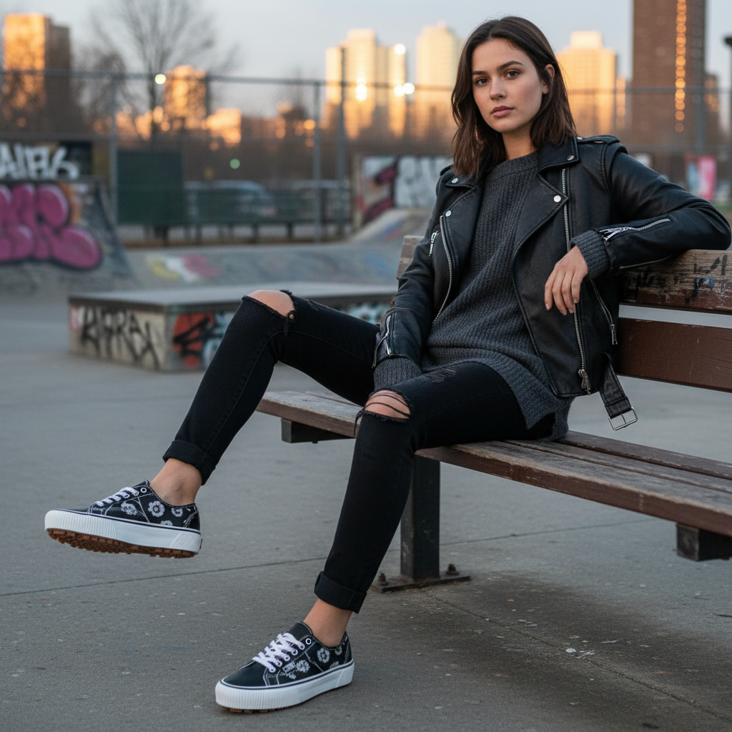 Vans Floral Leather Shoes: Because Your Feet Deserve a Garden Party - The 'Tough Petal' Aesthetic in context